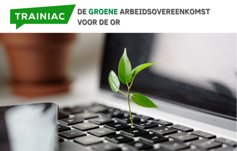 De groene arbeidsovereenkomst voor de OR