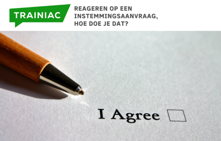 Reageren op een instemmingsaanvraag, hoe doe je dat?