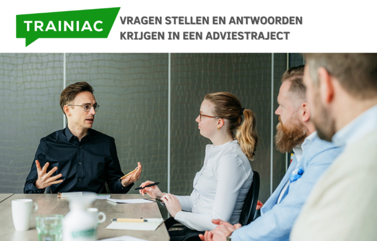 Vragen stellen en antwoorden krijgen in een adviestraject