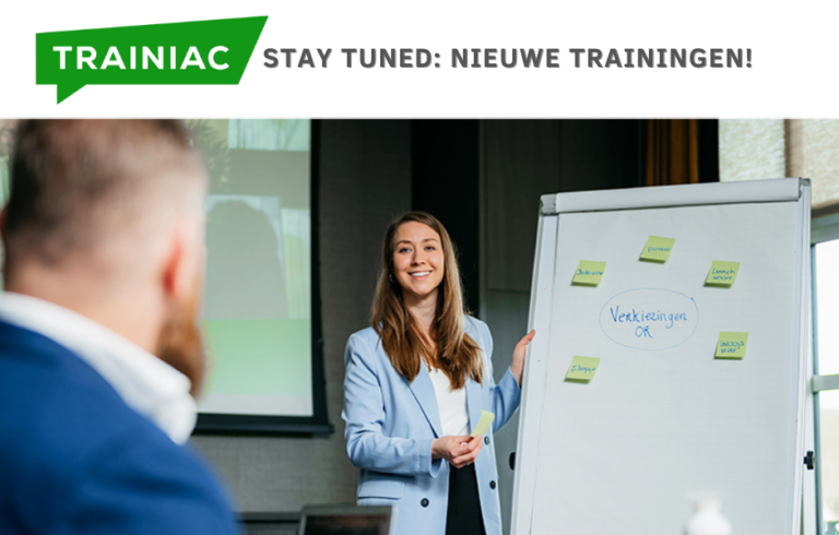 Stay tuned: nieuwe trainingen!
