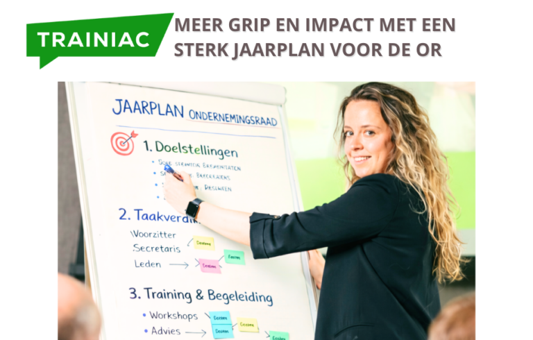Meer grip en impact met een sterk jaarplan voor de ondernemingsraad